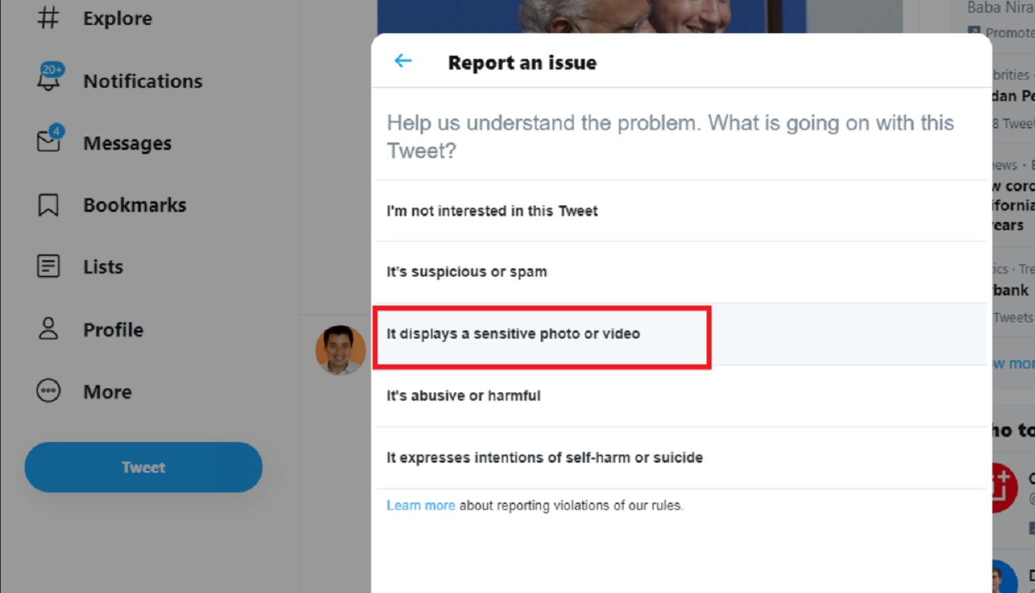 report an issue